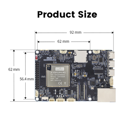JC-ESP32P4-M3-DEV Optimal Display Performance ESP32 Display Module in M Series with 5V Operating Voltage and CSI/DSI/USB2.0 Interface