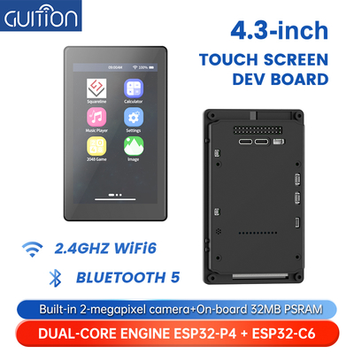 Good price JC4880P443C_I_W_Y Kit de Desarrollo ESP32-C6 + ESP32P4: Pantalla Táctil 4.3'' HD, Carcasa y Módulo de Cámara online