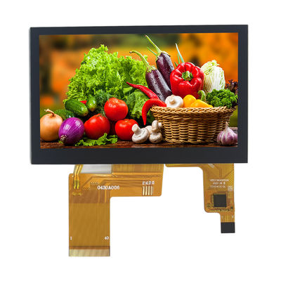 Good price 4.3inch 800x480 Ips Capacitive Touchscreen ST7262 350 Bright TFT Lcd Display Module online