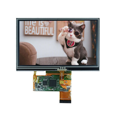 Good price COF Thin HMI Display Module Resistive Touch Tft 4.3 Inch Serial Port Screen 800x480 online