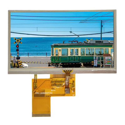 Good price 800xRGBx480 Parallel LCD Display IPS 5 Inch Resistive Touch Screen Display 800*480 online