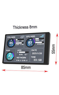 Good price 3.5 Inch USB Secondary Monitor IPS Secondary Pc Monitor CPU RAM HDD 320x480 online