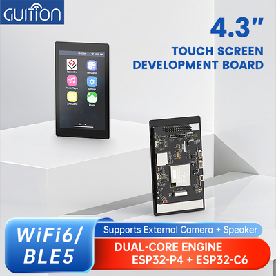 Good price JC4880P443C_I_W 4.3-inch full view IPS screen ESP32P4/C6 dual core development board 480 × 800 capacitive touch online